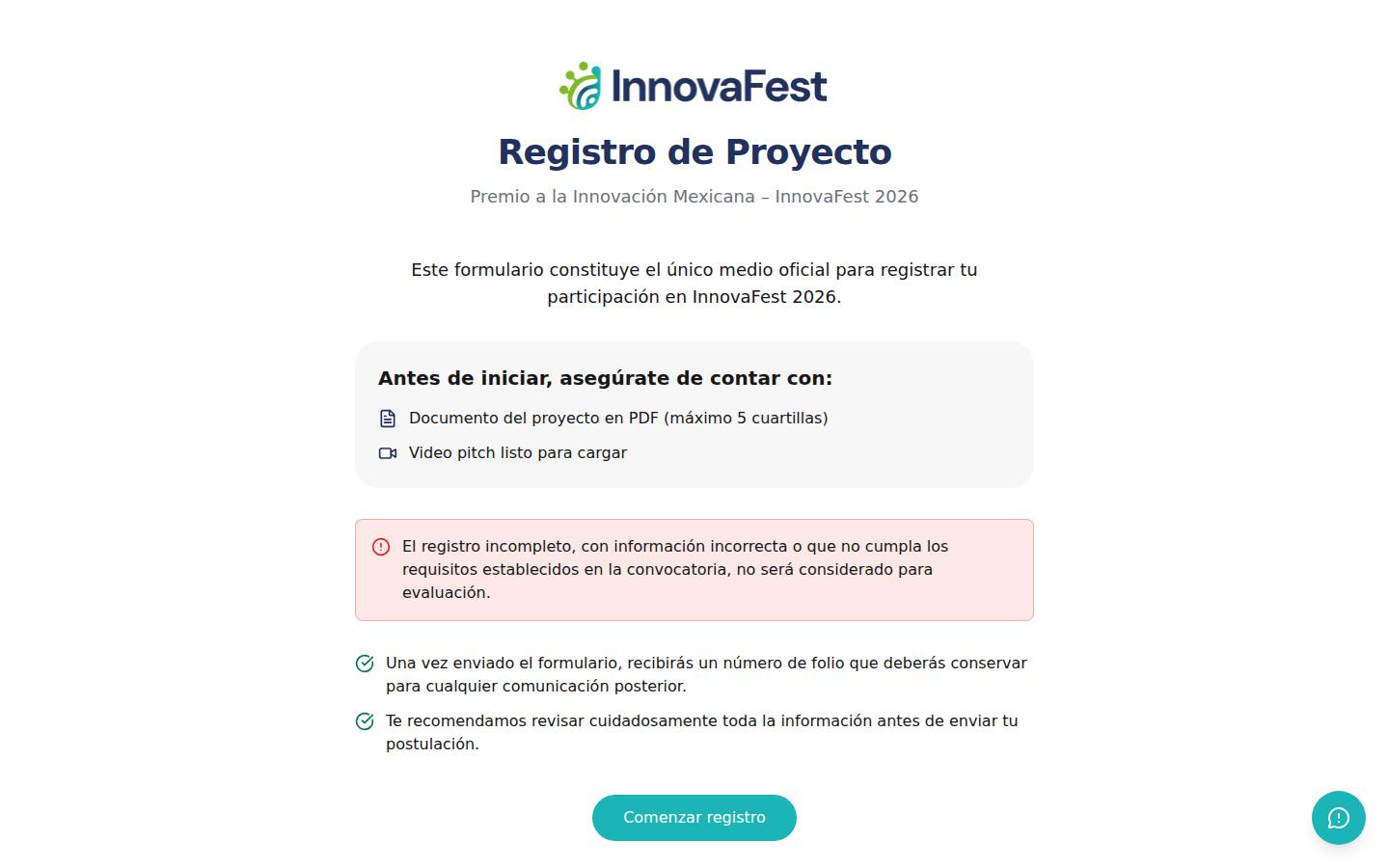InnovaFest 2026, Government Innovation Platform, live in production